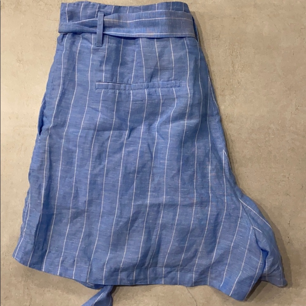 Striped Paperbag Shorts